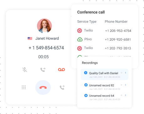 record conference calls